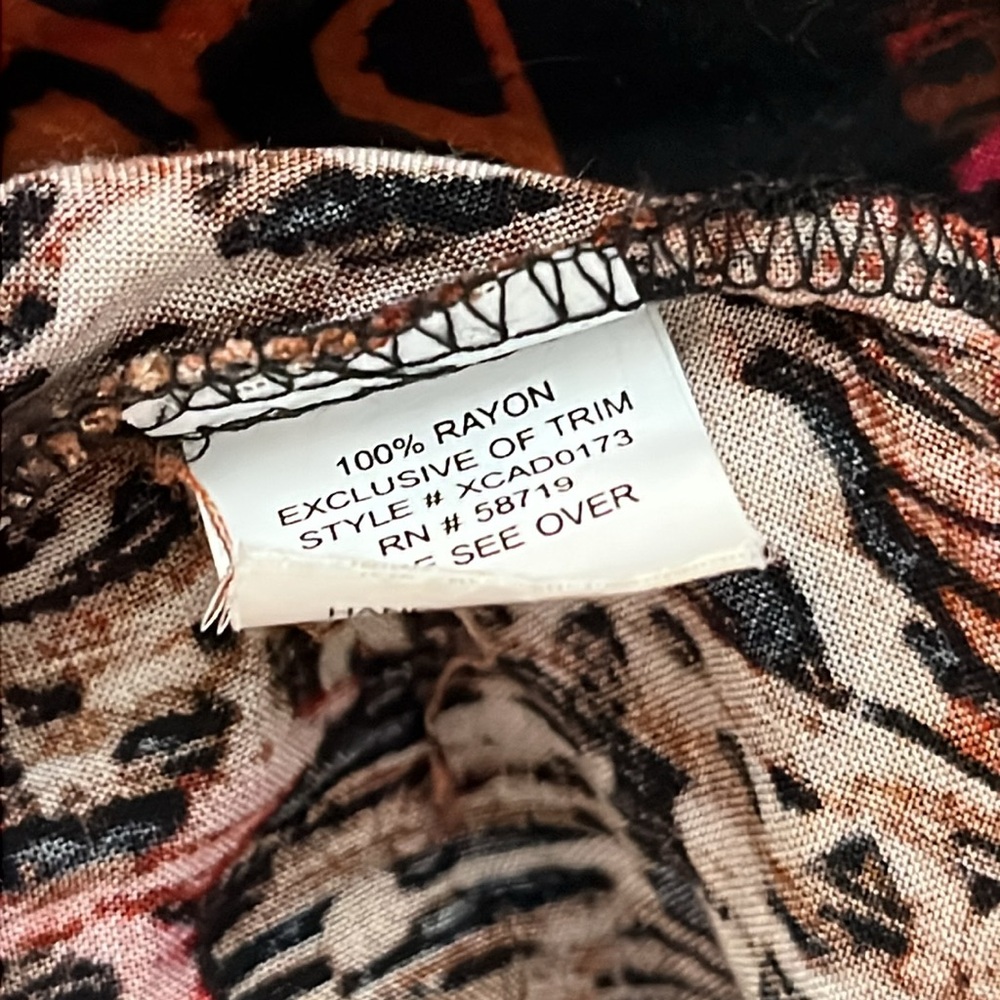 Ny Collection Boho Maxi Dress Small Sundress Summ… - image 4